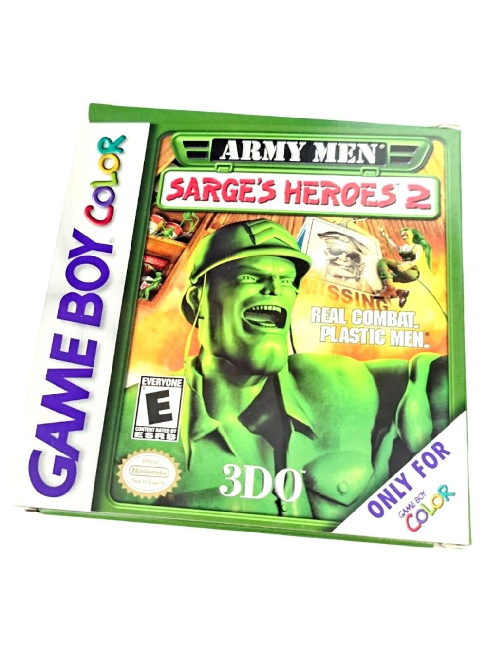 Army Men: Sarges Heroes 2 Game Boy Color Complete With Box & Manual